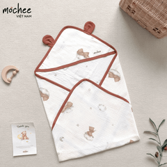 Ủ choàng xô tai gấu Mochee