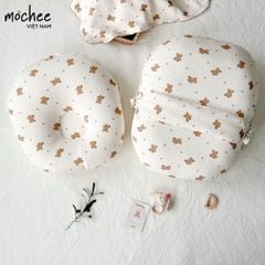Gối chống trào Mochee vải lụa cotton