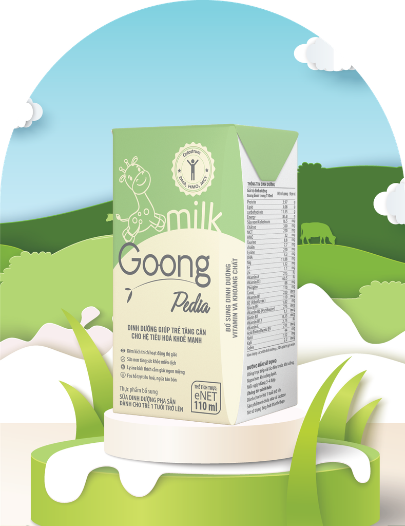 Sữa nước pha sẵn Goong Milk 110ml