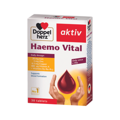 Haemo Vital Doppelherz bổ sung sắt 10Y+