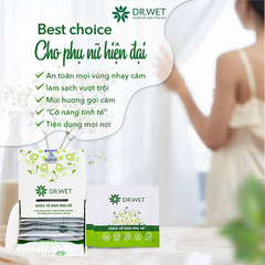 Khăn vệ sinh phụ nữ DR WET