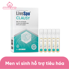 Bào tử lợi khuẩn LiveSpo CLAUSY hỗ trợ rối loạn tiêu hóa