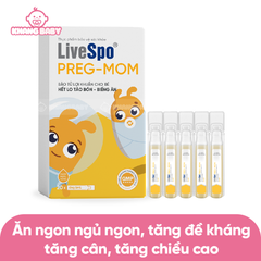 Men vi sinh LiveSpo Pregmom hỗ trợ tiêu hóa táo bón cho mẹ bầu