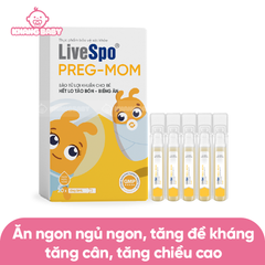 Bào tử lợi khuẩn LiveSpo Pregmom hỗ trợ tiêu hóa táo bón
