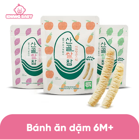 Bánh gạo lứt hữu cơ Ecomommeal Sangol