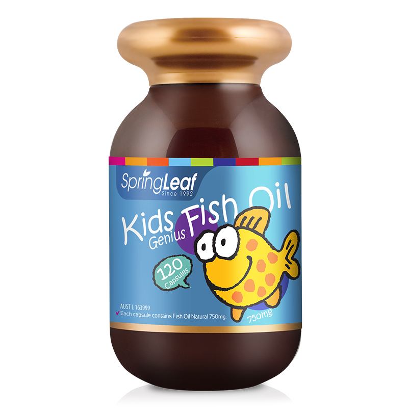 Dầu cá Springleaf Kids Genius Fish oil Úc