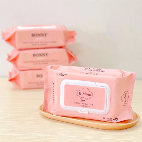 Khăn Ướt Bonny Himom 100 tờ