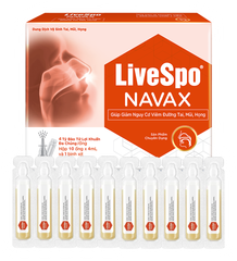 Bào tử lợi khuẩn LiveSpo NAVAX chuyên dụng ĐỎ