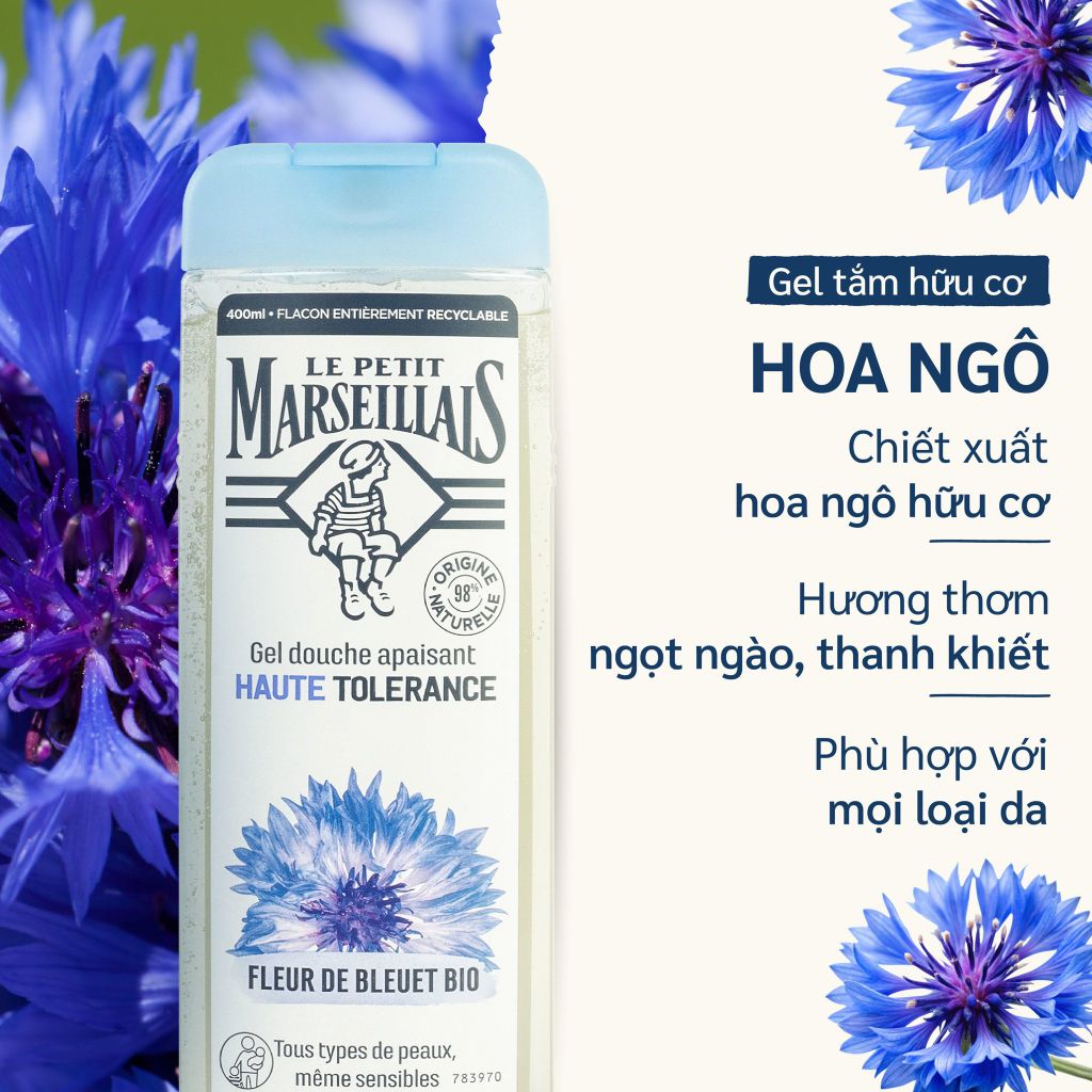Sữa tắm hữu cơ Le Petit Marseillais Pháp