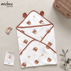 Ủ choàng xô tai gấu Mochee