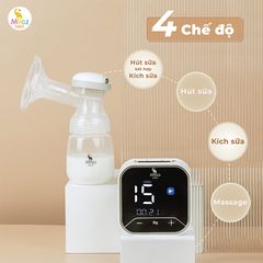 Máy hút sữa điện đôi Moaz Bebe MB094