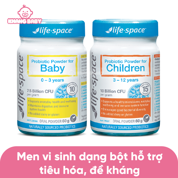 Men vi sinh Life Space cho bé