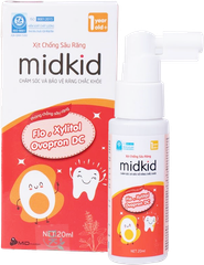 Xịt chống sâu răng Midkid 12M