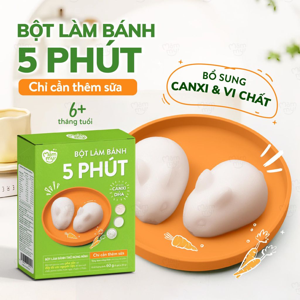 Bột làm bánh Măm my 5 phút