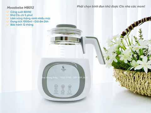 Bình đun nước Moazbebe MB012