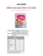 Bánh gạo phomai dạng que Mom Choice 7M