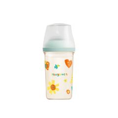 Bình sữa Moyuum PPSU Movaa họa tiết xanh
