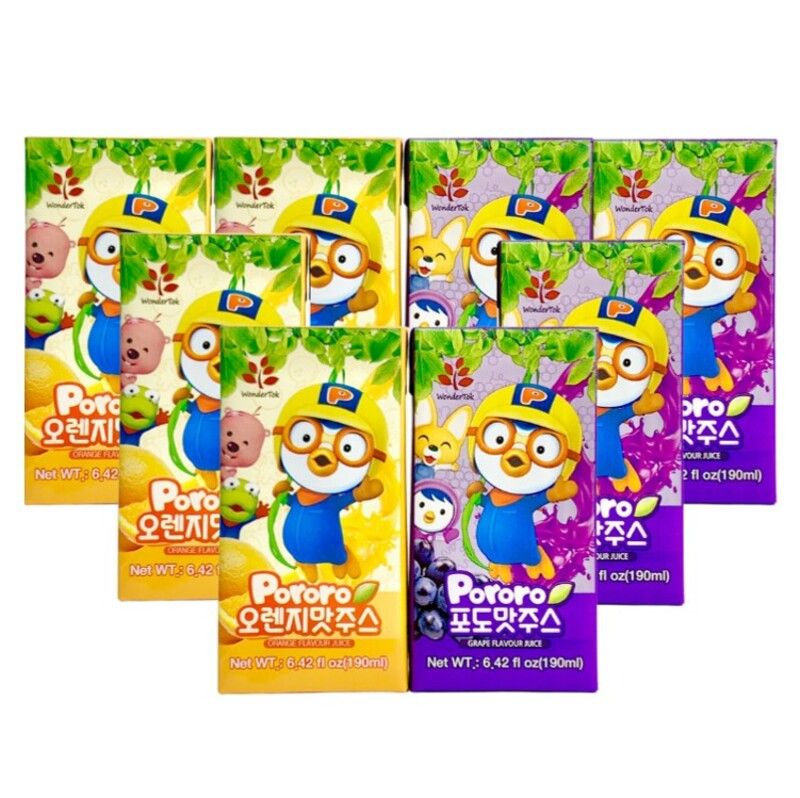Nước ép trái cây Pororo 190ml 1Y+