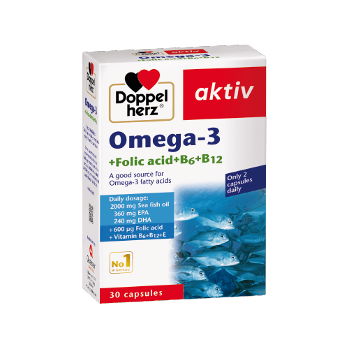 Viên uống Omega-3 Folic Vitamin B Doppelherz