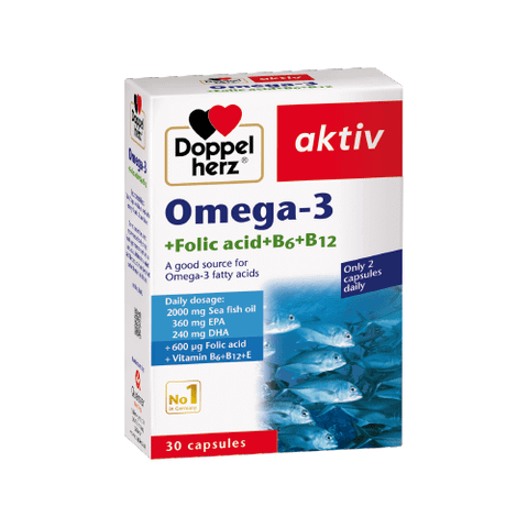 Omega-3 Folic acid B6 B12 Doppelherz