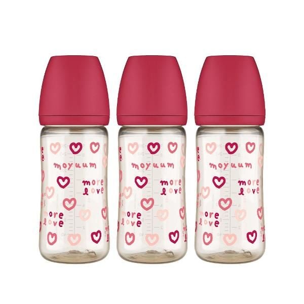 Bình sữa Moyuum more love họa tiết trái tim