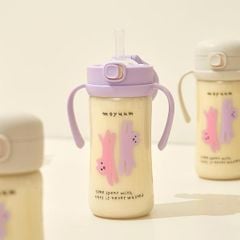 Bình ống hút Moyuum nắp bật họa tiết