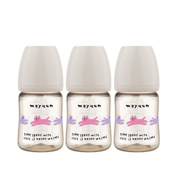 Bình sữa Moyuum họa tiết mèo
