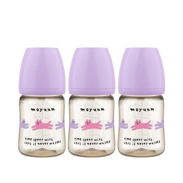 Bình sữa Moyuum họa tiết mèo
