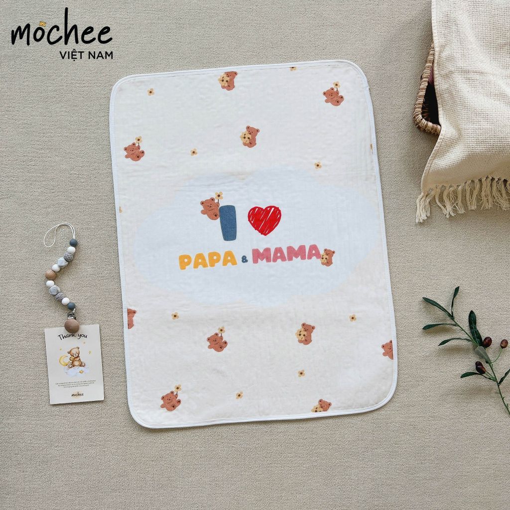 Lót thay bỉm sợi tre Mochee