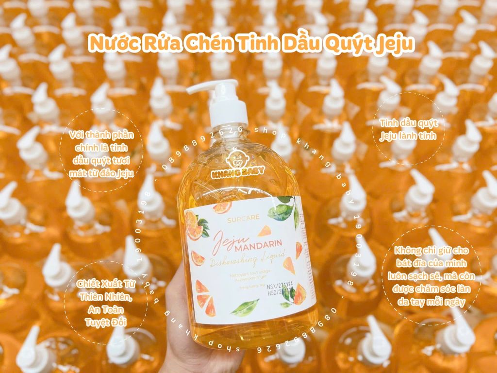 Nước rửa chén bát Surcare