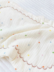 Gối xô muslin trần bông cao cấp