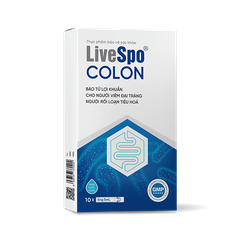 Bào tử lợi khuẩn LiveSpo Colon hỗ trợ viêm đại tràng