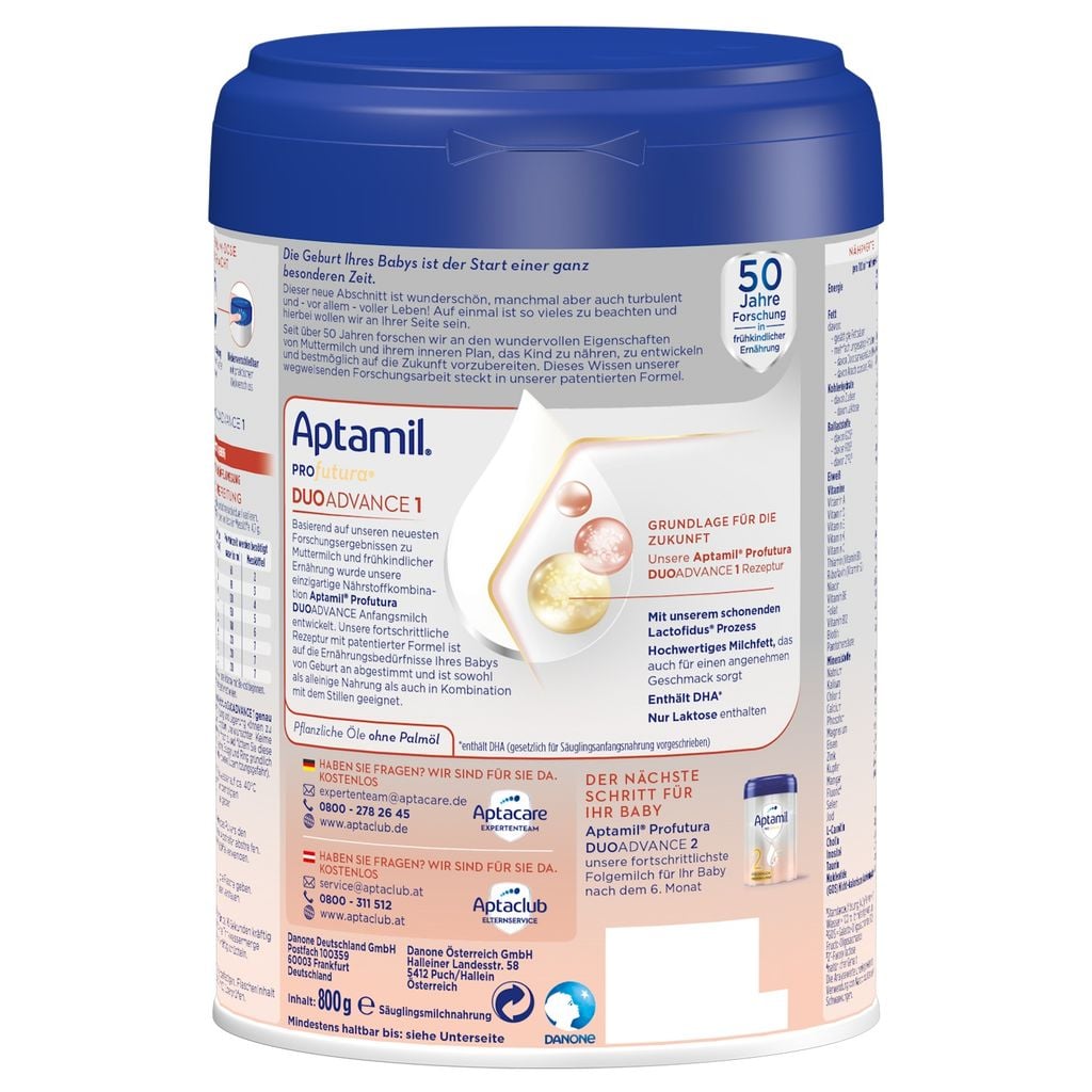 Sữa Aptamil Profutura Advance Đức lon bạc 800g