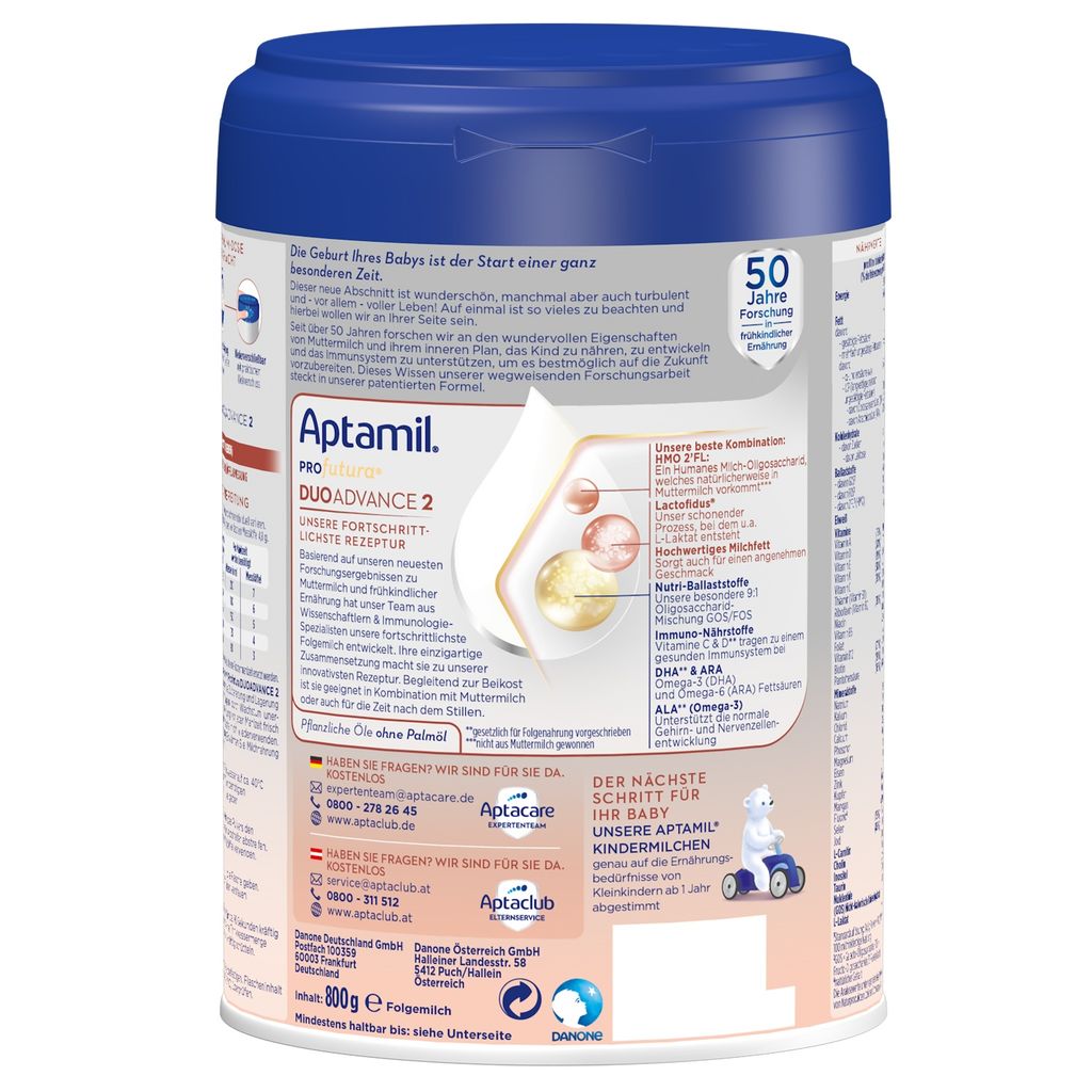 Sữa Aptamil Profutura Advance Đức lon bạc 800g