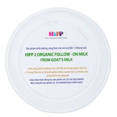 Sữa dê HiPP Organic 400g
