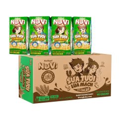 Sữa tươi lúa mạch cacao NUVI
