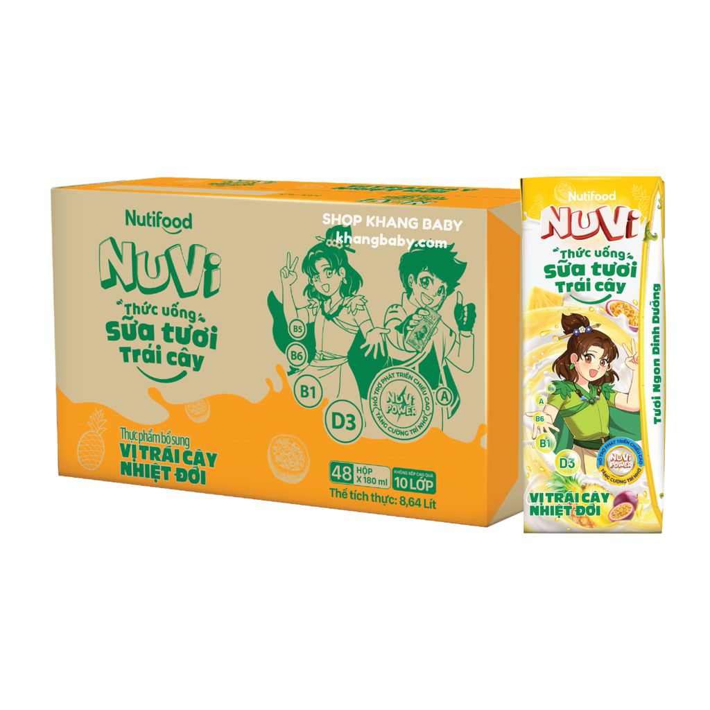 Sữa tươi vị trái cây NUVI