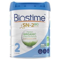 Sữa Biostime Organic Lait Bio 800g nắp xanh