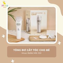 Tông đơ điện cắt tóc cho bé Moaz BéBé MB100