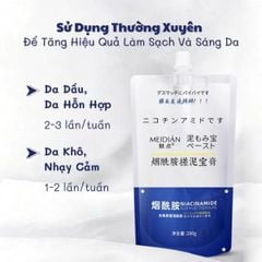 Bùn tẩy tế bào chết toàn thân Niacinamide 250ml