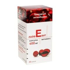 Viên uống Vitamin E đỏ Nga 400mg - Lọ thủy tinh