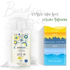 Nước rửa bình sữa & chén bát thuần chay ATONO2