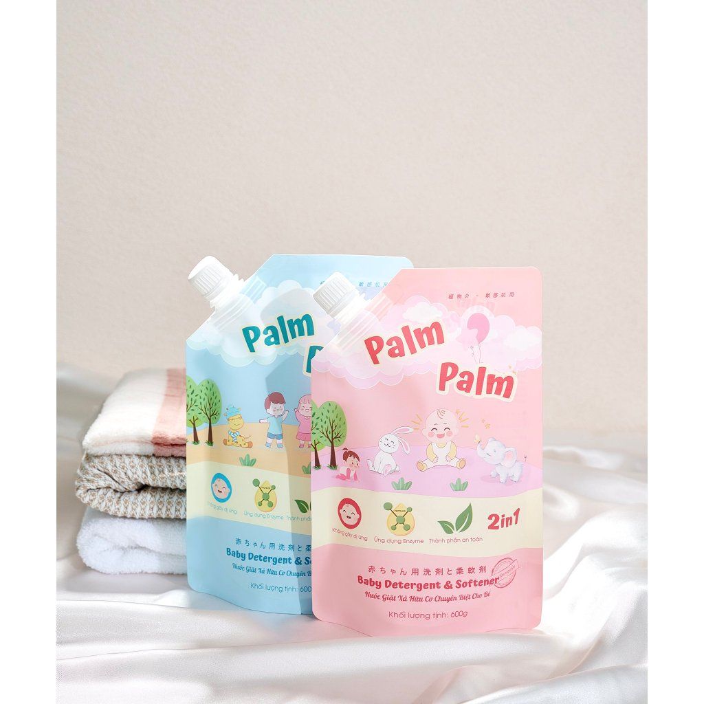 Nước giặt Palm Palm hữu cơ cho bé 600g