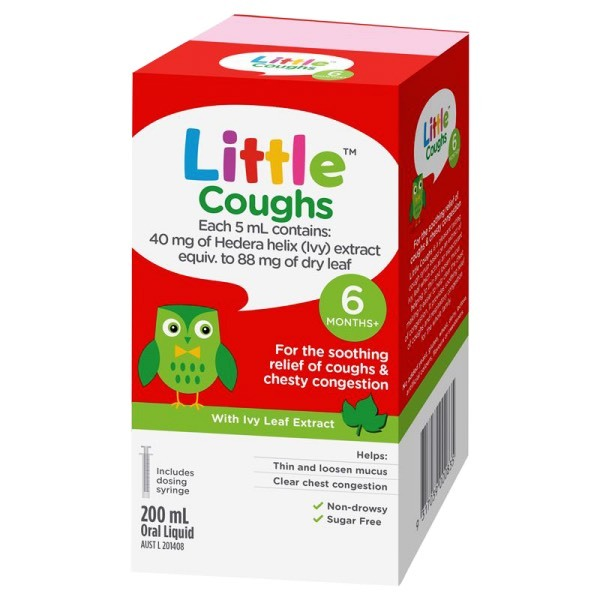 Siro ho Little Coughs 200ml 6M+