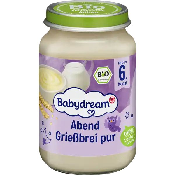 Hũ dinh dưỡng hữu cơ Babydream 90gr