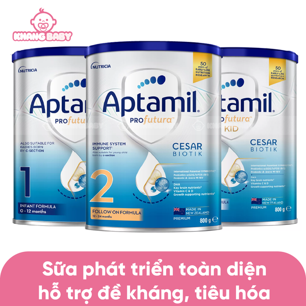 Sữa Aptamil New Zealand Profutura Cesar Biotik 800g