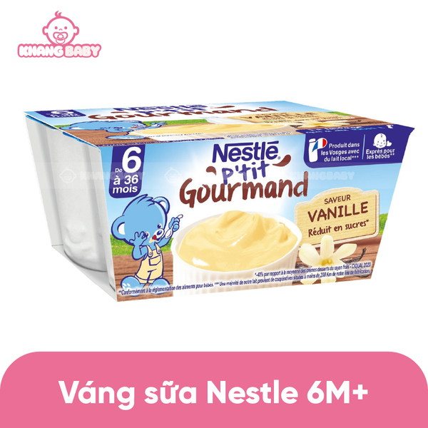 Váng sữa Nestle Pháp VỈ 4x100g 6M+