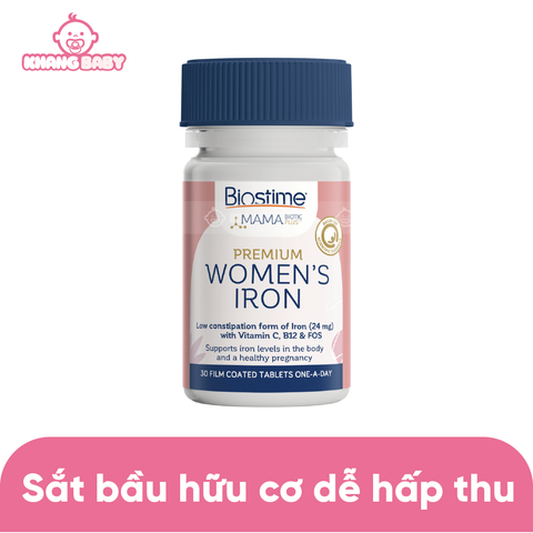 Sắt bầu Biostime Premium Women's Iron (30 Viên)