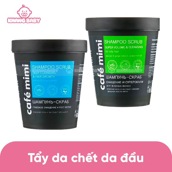 Tẩy tế bào chết da đầu Cafe Mimi