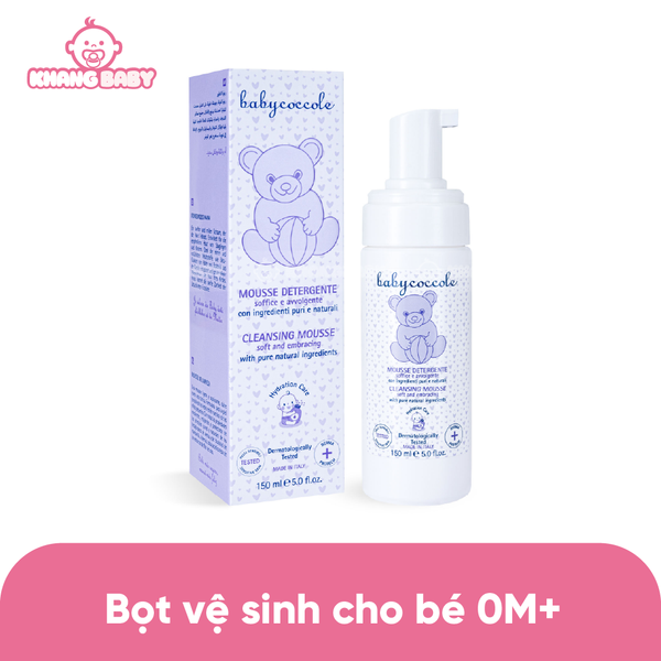 Dung dịch vệ sinh cho bé dạng bọt Babycoccole